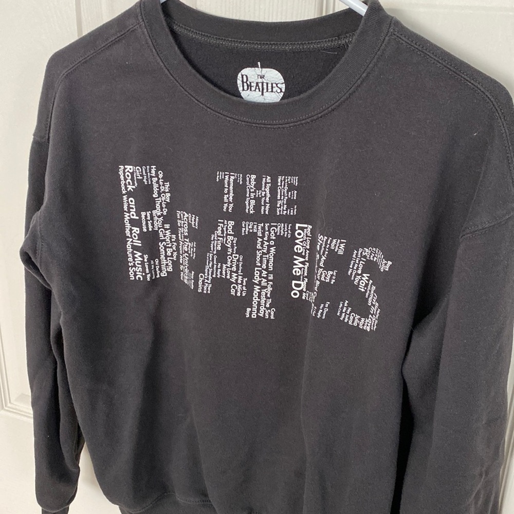 Beatles Graphic Sweatshirt juniors size large